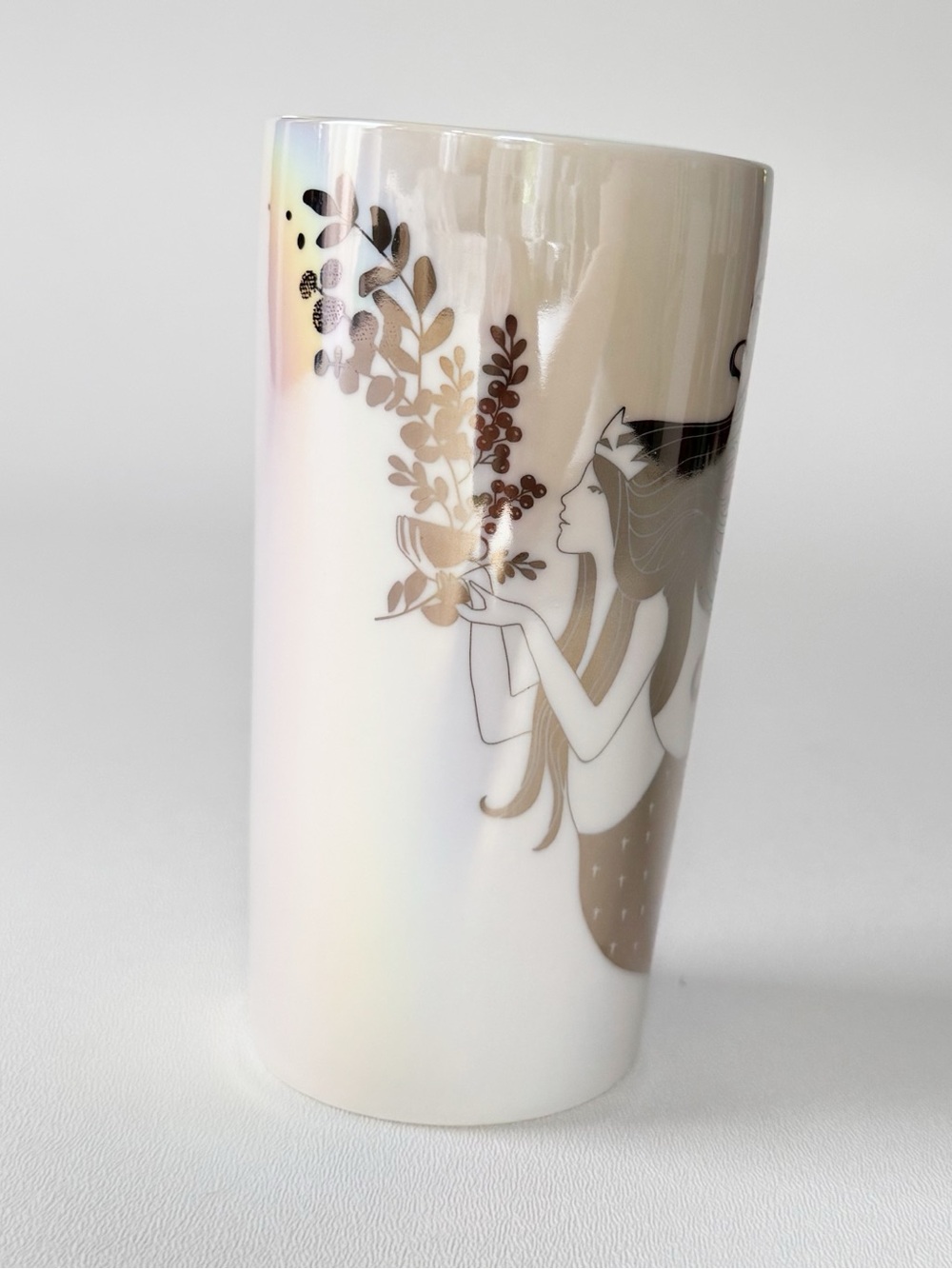 Starbucks 2021 Iridescent Siren 12 Oz. Tumbler With Sip Lid Travel Mug - Picture 6 of 9